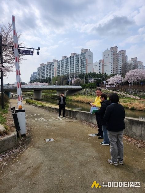 이성호 평택부시장, 우기 대비 주요 하천 긴급 현장점검