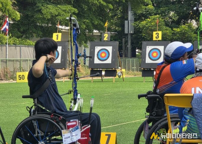 장애인양궁단 함태진 선수, 세계 장애인 양궁 시리즈에서 '금메달' 획득