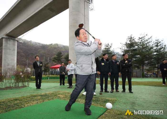 시타 중인 주광덕 시장