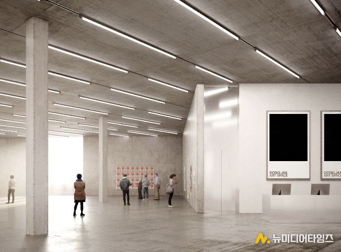 갤러리타운(가칭 동작아트스페이스) 내부 투시도