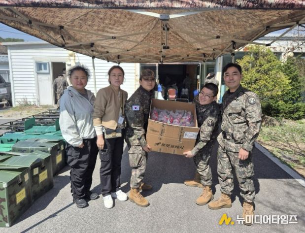 양주시 양주2동 방위협의회, 예비군 훈련병 격려물품 전달