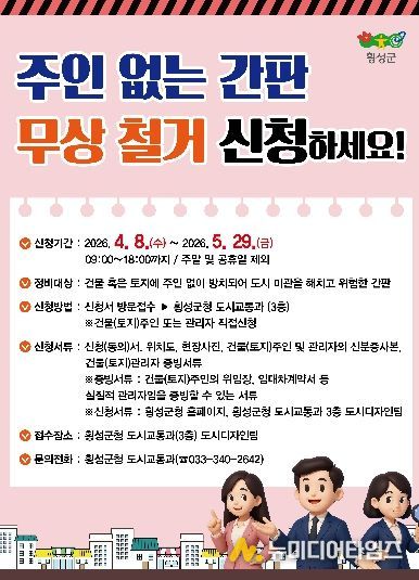 ‘주인 없는 간판 정비사업’ 추진