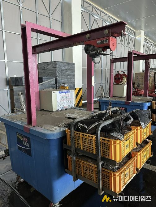 벼 종자 소독 현장