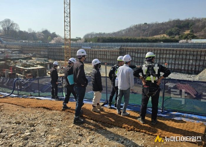 건설공사장 안전점검 현장