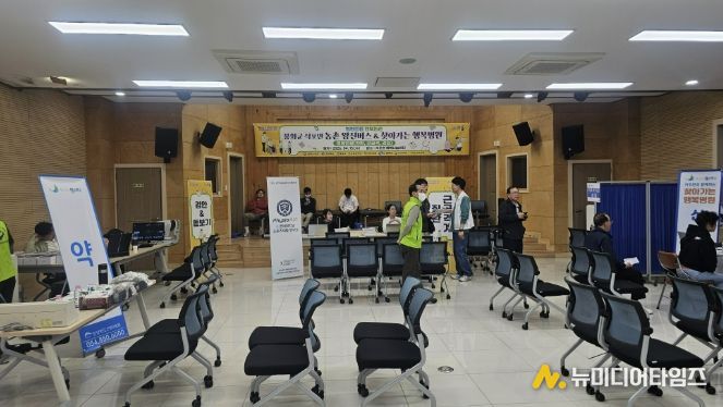 봉화군 '찾아가는' 농촌왕진버스, 맞춤 진료에 의료사각 해소